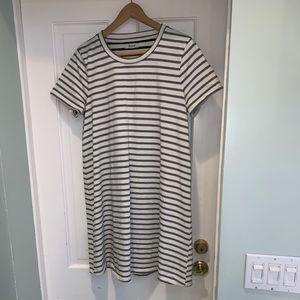 Madewell sizeL stripe dress